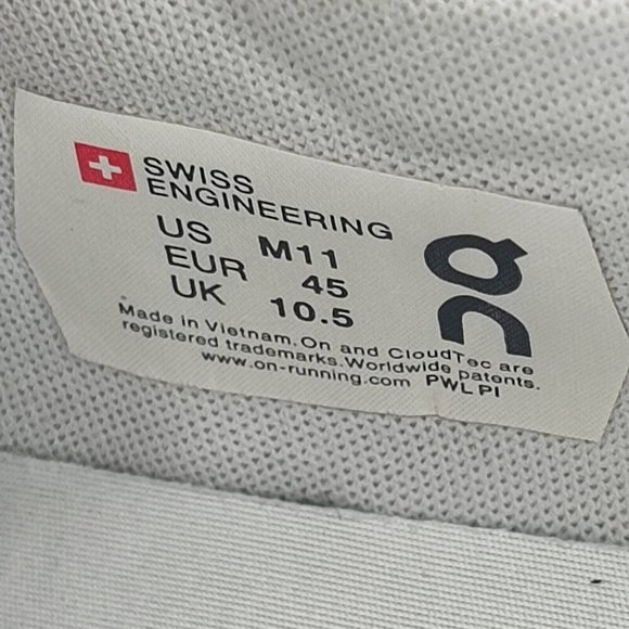 On Cloud Men's The Roger White Advantage Running Tennis Shoes Size 11 US - Picture 8 of 10